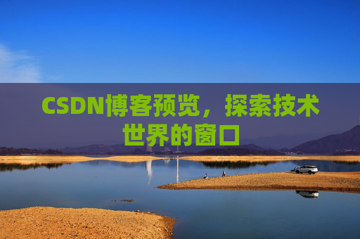 CSDN博客预览，探索技术世界的窗口